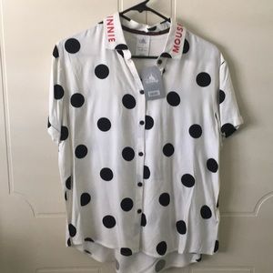 Minnie Mouse button up